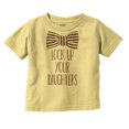 thumbnail image 1 of Funny Lock Up Your Daughters Bowtie Youth T Shirt Tee Boys Infant Toddler Brisco Brands 18M, 1 of 5