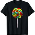 thumbnail image 1 of Funny Lollipop Design For Kids Men Women Candy Lover T-Shirt, 1 of 2