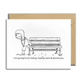 thumbnail image 1 of Funny Loneliness Greeting Card – “It’s Going to Be Really Lonely Here Without You” Design – Envelope Included, Blank Inside – Perfect for Support, Friendship, or Missing Someone, 1 of 3