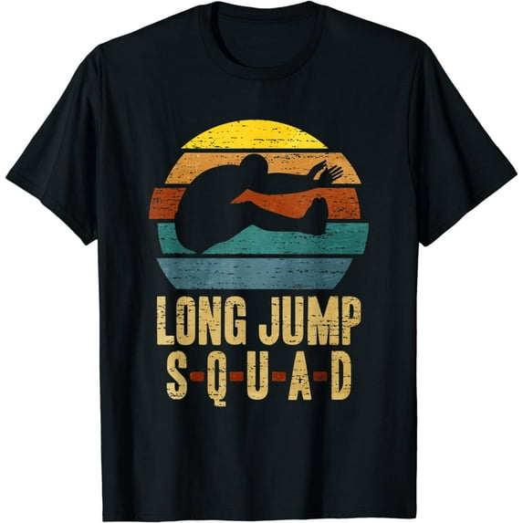 Funny Long Jump Squad Athletics T-Shirt