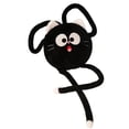 thumbnail image 1 of Funny Long Limbed Black Cat Plush Pillow Cute Stuffed Animal Soft Plush Toys Creative Throw Pillow for Bedroom Dorm Decor Playtime Companion Halloween Themed Accent Piece 1 Pack, 1 of 9
