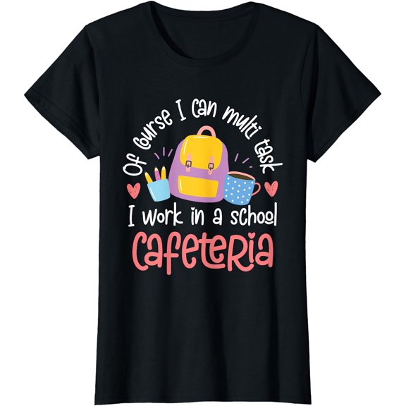 Funny Lunch Lady Appreciation Design T-Shirt