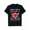 thumbnail image 1 of Funny Lunch Lady Valentines Day T-Shirt for Men & Women - 100% Cotton Soft Breathable Casual Short Sleeve Shirt with Cafeteria Worker Design, Lunch Lady Apparel (S-XXXL, Black, 1 of 6