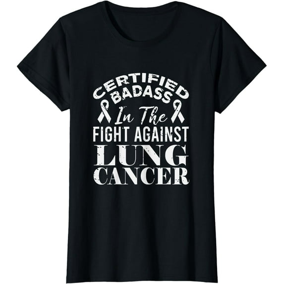 Funny Lung Cancer Warrior Gift Lung Cancer Awareness T-Shirt