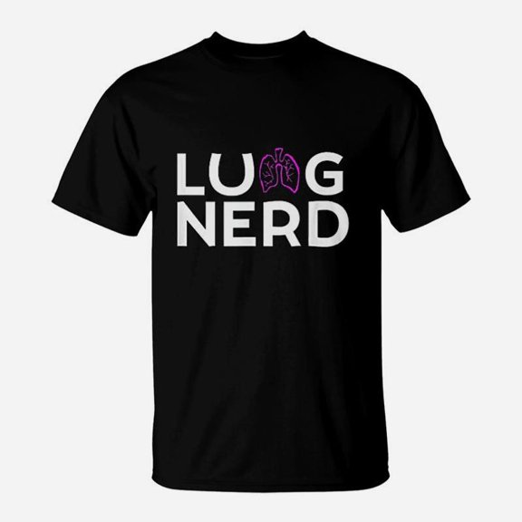 Funny Lung Nerd Respiratory Therapist Therapy TShirt