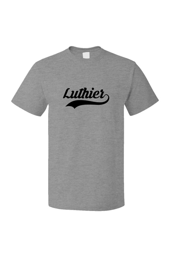 Funny Luthier Retro Old School T shirt Tee Gift