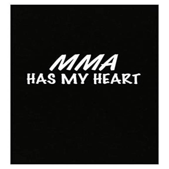 MMA Has My Heart Poster - Wall Decor for Martial Arts Fans Gift
