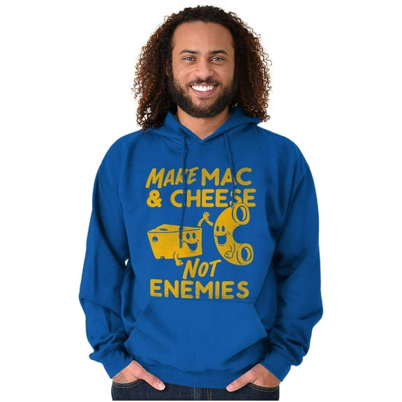 Funny Mac and Cheese Not Enemies Joke Hoodie Sweatshirt Women Men Brisco Brands S
