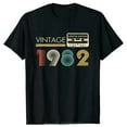 thumbnail image 1 of Funny Made in 1982 Limited Edition 43 Years of Being Awesome T-shirt Summer Tshirt Birthday Womes T Shirt, 1 of 6