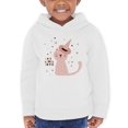 thumbnail image 1 of Funny Magic Kitten Spell Hoodie Toddler -Image by Shutterstock,  2 Toddler, 1 of 4