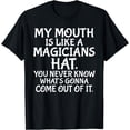 thumbnail image 1 of Funny Magician Joke Quote - Outspoken Extrovert T-Shirt, 1 of 4