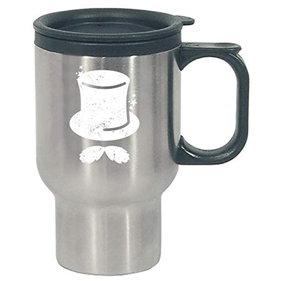 Funny Magician - Top Hat Costume - Magic Tricks Illusion Appearance Humor - Stainless Steel Travel Mug