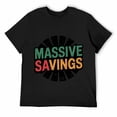 thumbnail image 1 of Funny Mahjong Gift Cool MASSIVE SAVINGS T-Shirt, 1 of 5
