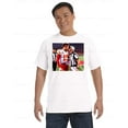 thumbnail image 1 of Funny Mahomes Kissing Referee Humor Sports Inspired Graphic Comfort Color T-Shirt, Unisex, up to size 4XL, 1 of 4