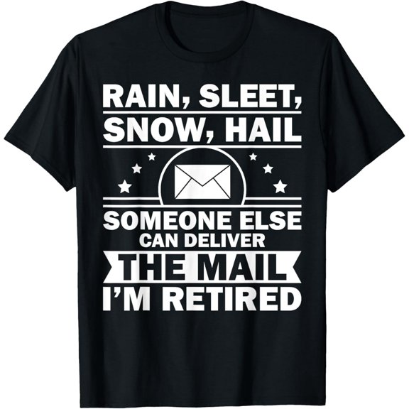 Funny Mailman Retirement Gift Postal Worker Men Women Graphic Tee