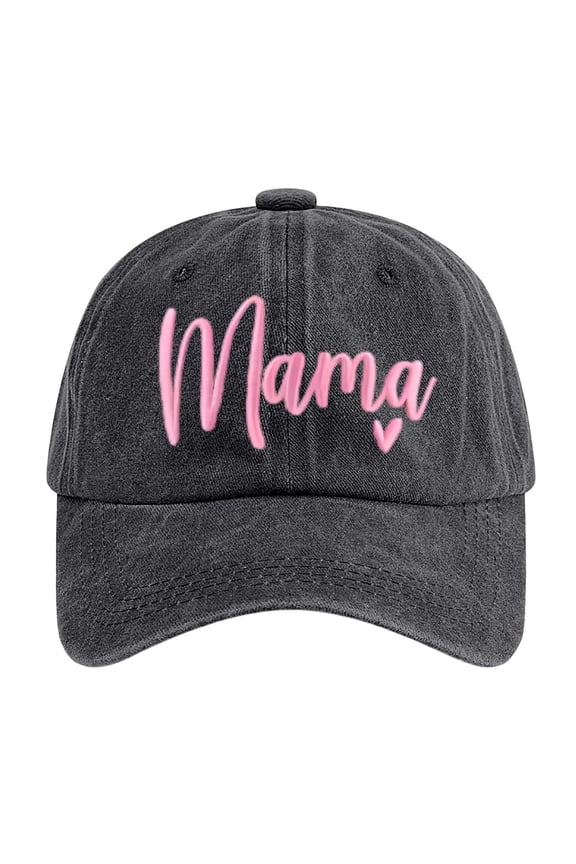 Funny Mama Mini Matching Baseball Cap For Women Adjustable Graphic Sunscreen Mother Gift Hat Style B