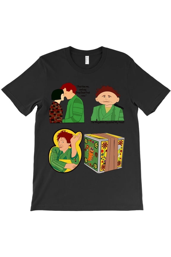 Funny Man Bottom Call Me Drop Dead Fred Movie Parody Graphic K30577 Unisex T-Shirt – Extended Sizes Up to 5XL