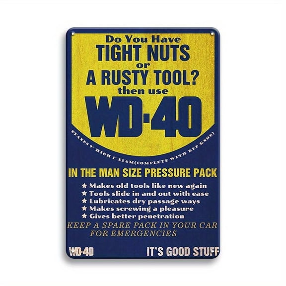 Funny Man Cave Garage Signs Do You Have Tight Nuts Or A Rusty Tool Vintage Metal Tin Sign For Home & Garage Wall Decoration (8x12 Inches/20x30cm) Retro Metal Vintage Sign
