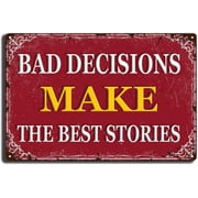 Funny Man Cave Signs Funny Sarcastic Men Metal Tin Sign Mancave Signs And Decor To Become Old And Wise You Have To First Be Young&Stupid Sign Wall Decor For Men Man Cave Bar Vintage Garage Decor 8X12
