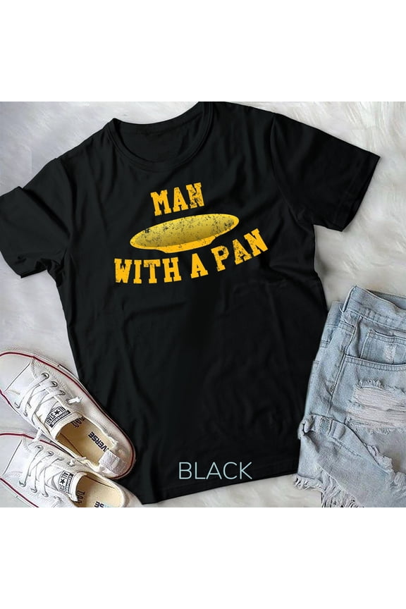 Funny Man With A Pan Gold Panning Panner Mining Miner Unisex T-shirt