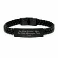 thumbnail image 1 of Funny Manager Gifts for Men - Be Nice To Me. I May Be Your Manager One Day. Interlaced Leather Bracelet, Gifts from Friends, Graduation Unique Gifts for Manager, 1 of 6