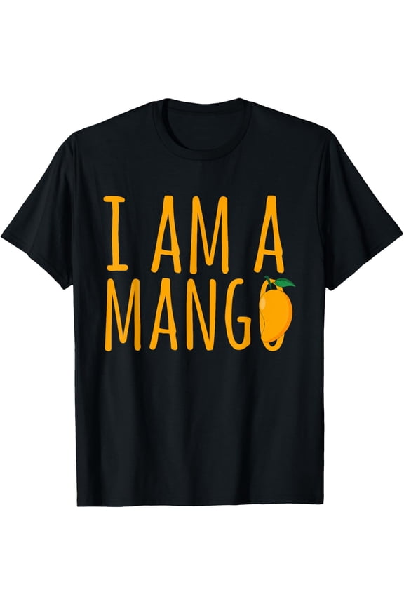 Funny Mango Fruit - I am A Mango T-ShirtPure cotton short-sleeved shirts for both men and women