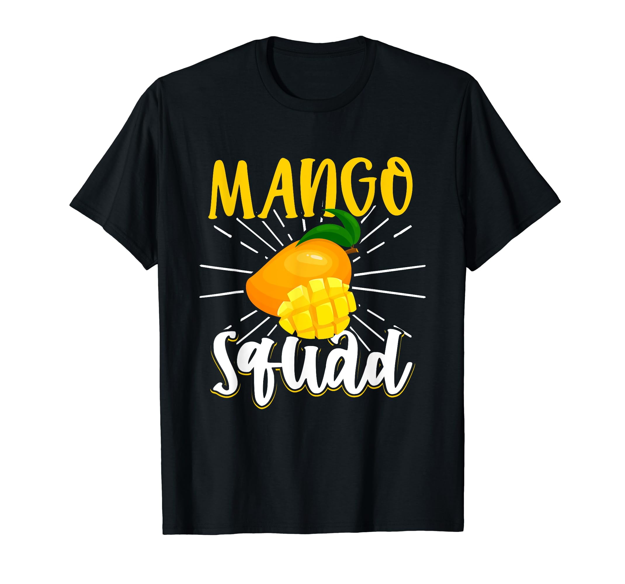 Funny Mango Fruit - Mango Squad Black T-Shirt Gift - Walmart.com