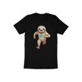 thumbnail image 1 of Funny Marathon Runner Running Sloth Animal Gift Men Women T-Shirt Running Sloth Runner Birthday Holiday Presents Tshirt, 1 of 10