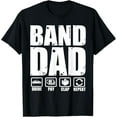 thumbnail image 1 of Funny Marching Band Dad Father Humor Fathers Day T-Shirt, 1 of 4