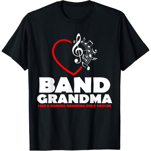 Funny Marching Band Grandma Music Lover Percussion Mom Gift T-Shirt mens t shirt，black，women，funny，misfits，men，journey