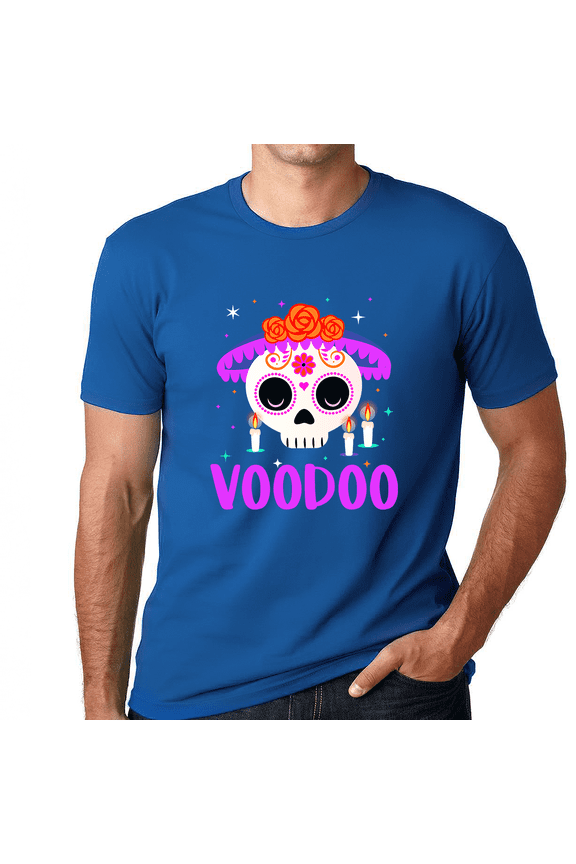 Funny Mardi Gras Shirt for Men Plus Size Day of The Dead Shirts Plus Size Mardi Gras Outfit for Men Voodoo