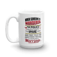 thumbnail image 1 of Funny Marriage Humor Quotes Coffee & Tea Gift Mug (15oz), 1 of 3