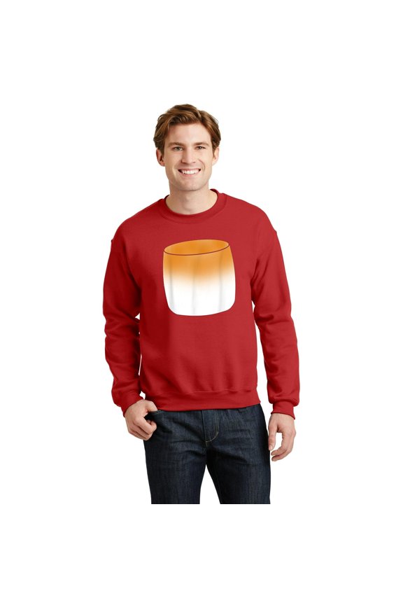 Funny Marshmallow S'more Halloween Costume, Matching Group Graphic SW21782 Unisex Sweatshirt, Up to Size 5XL
