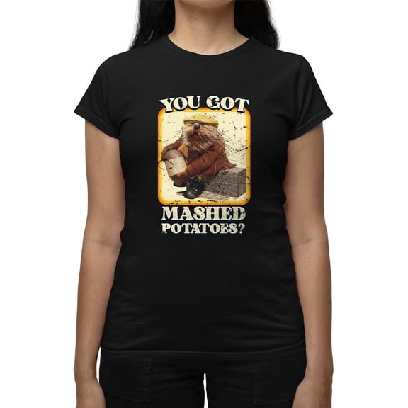 Funny Mashed Potatoes Vintage Graphic Women's T-shirt