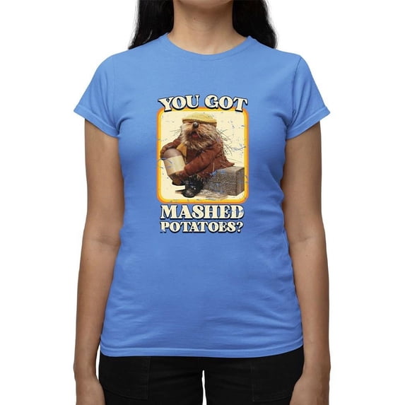 Funny Mashed Potatoes Vintage Graphic Women's T-shirt