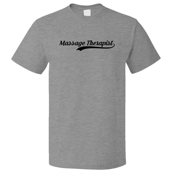 Funny Massage Therapist Retro Old School T shirt Tee Gift