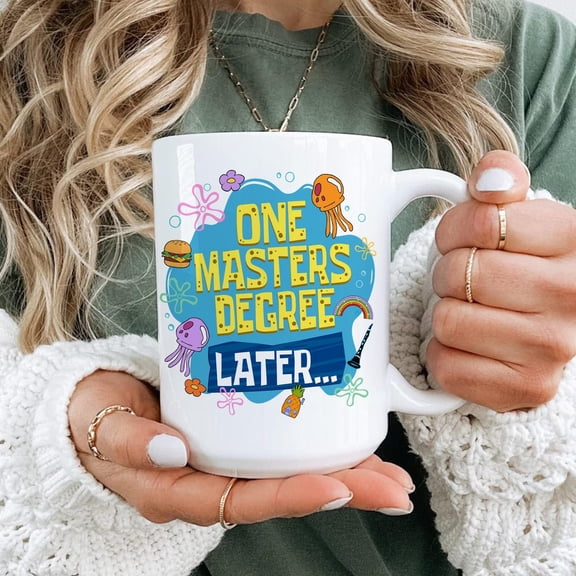 Funny Masters Degree Graduation Mug 2026: One Masters Degree Later, Masters Graduate Mug, Graduation Gift for Besties, Mastered It Gift