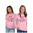thumbnail image 1 of Funny Matching BFF Set for Besties Women Crewneck Sweatshirt Brisco Brands 2X, 1 of 7