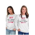 thumbnail image 1 of Funny Matching BFF Set for Besties Women Plus Size Crewneck Sweatshirt Brisco Brands 2X, 1 of 5