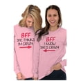 thumbnail image 1 of Funny Matching BFF Set for Besties Women's Long Sleeve T Shirt Brisco Brands S, 1 of 7