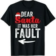 thumbnail image 1 of Funny Matching Couples Christmas His and Hers T-Shirt, 1 of 3