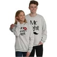 thumbnail image 1 of Funny Matching Couples His Hers Set Women Plus Size Crewneck Sweatshirt Brisco Brands 4X, 1 of 6