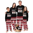 thumbnail image 1 of Funny Matching Family Christmas Pajamas Snowman Chilling, Long Sleeve Top And Wide-leg Pants, Size NB-Men 6XL, 1 of 7