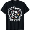thumbnail image 1 of Funny Matching Twins Day Best Friend Twinning With My Bestie T-Shirt, 1 of 4