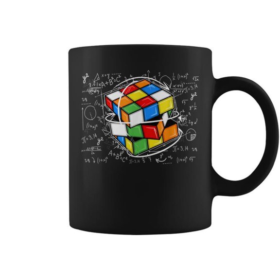 Funny Math Cuber Speed Cubing Puzzle Lover Cube Youth Adult Coffee Mugs
