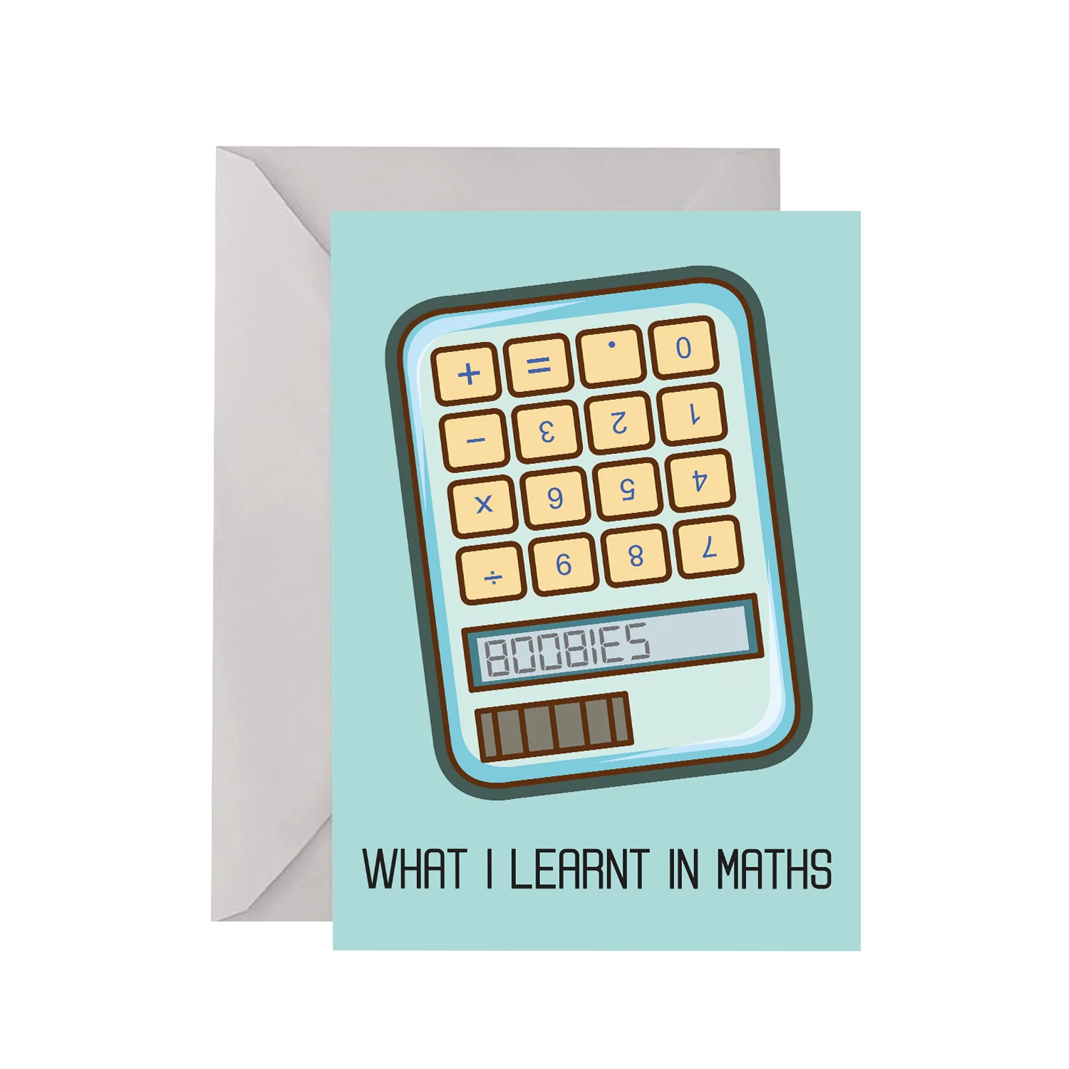 Funny Math Greeting Card – 