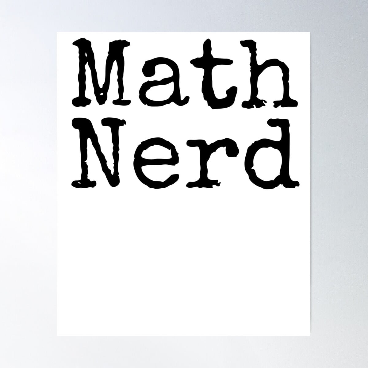 Funny Math Nerd Math Joke Poster Wall Art, Modern Wall Decor For Living ...