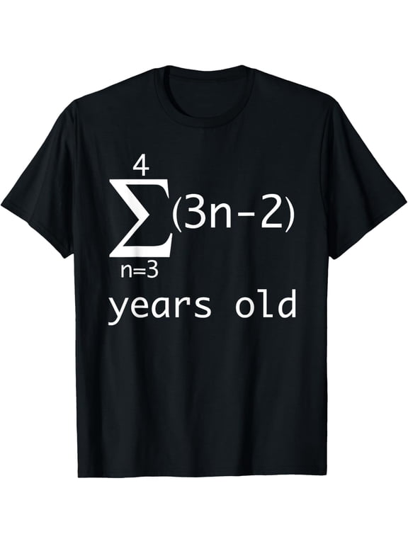 Funny Math Pun Shirts-17th Birthday, 17 Years Old Boys Girls T-Shirt