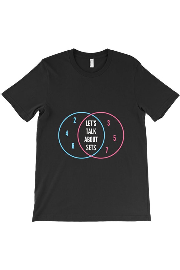 Funny Math Sets Geek Nerd Humor Sarcastic Quote Graphic H36080 T-Shirt, for Men and Women, Up to Size 5XL