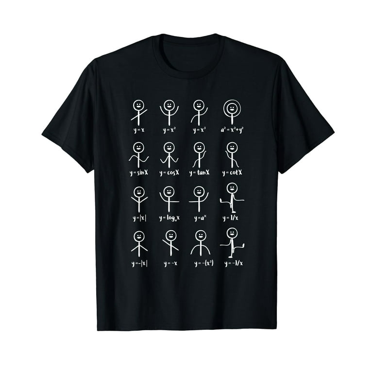 Funny Math Stick Figures Doing Functions T Shirt Funny Math Stick Figures Doing Functions T Shirt